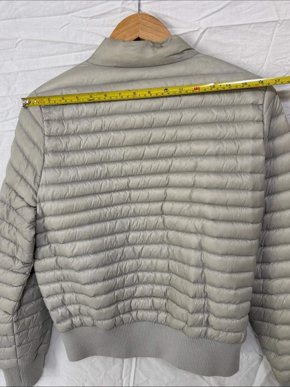 Michael Kors Sage Gray Quilted Packable Puffer Jacket